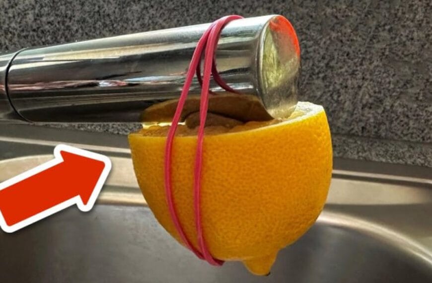 Повесьте лимон на кран и&hellip;