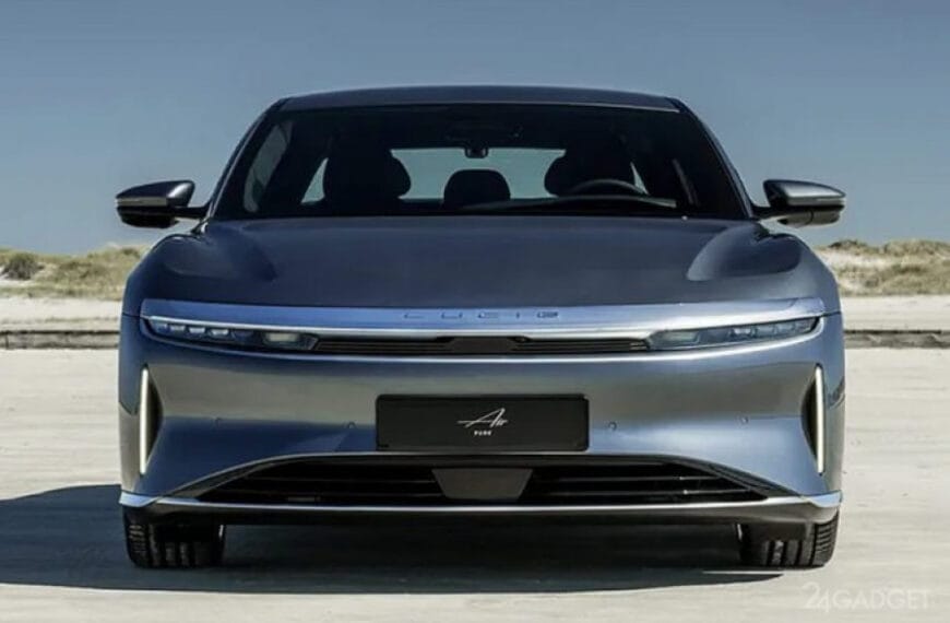 Lucid представила самый энергоэффективный электромобиль в мире