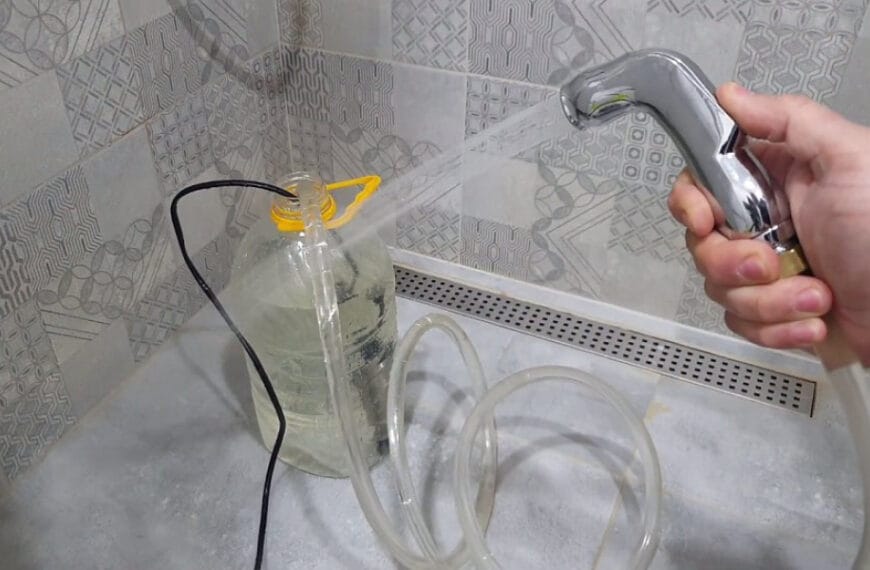 Портативный душ для кемпинга с аккумулятором своими руками