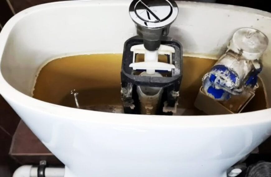 Как в два счета удалить известь и ржавчину из бачка унитаза