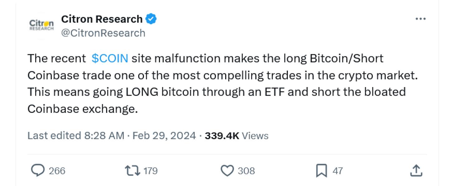 Криптоскептик Citron Эндрю Лефт обвинен в мошенничестве Криптоскептик Citron Эндрю Лефт обвинен в мошенничестве