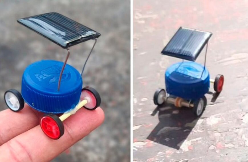 Мини машинка на солнечной батарее своими руками