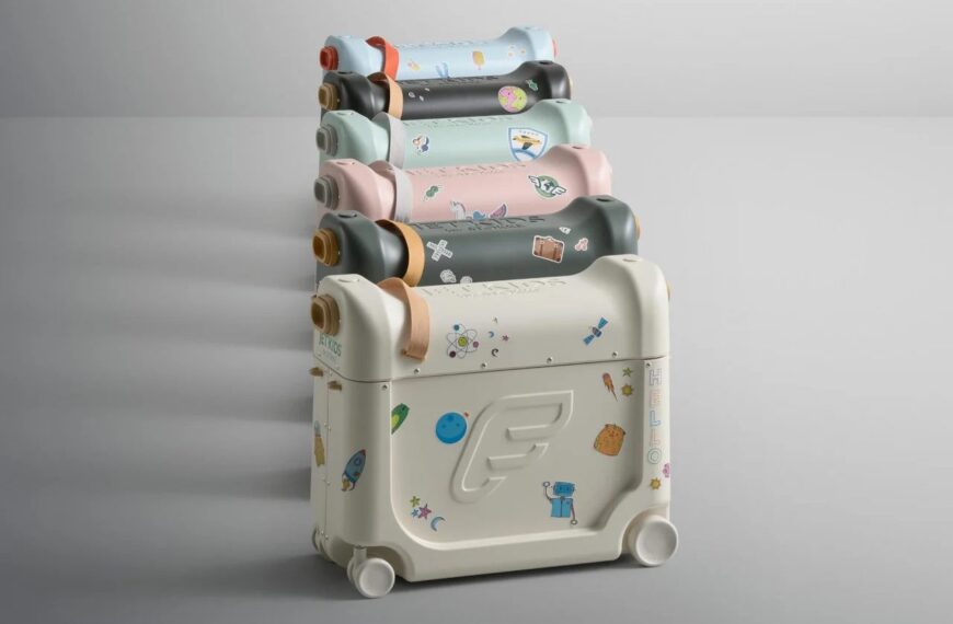 Новый чемодан-каталка для детей обещает удобство и функциональность