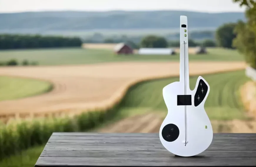 В России разработали гитару с одной струной и подключением к смартфону