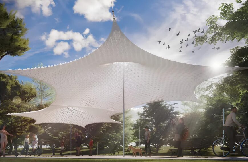 Учёные разработали инновационную солнечную ткань для зданий и рекламных щитов