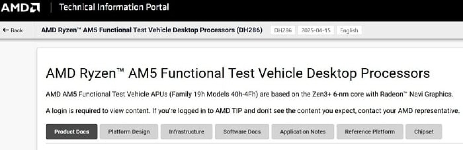 AMD тестировала процессоры Ryzen 6000G, но решила не выпускать их