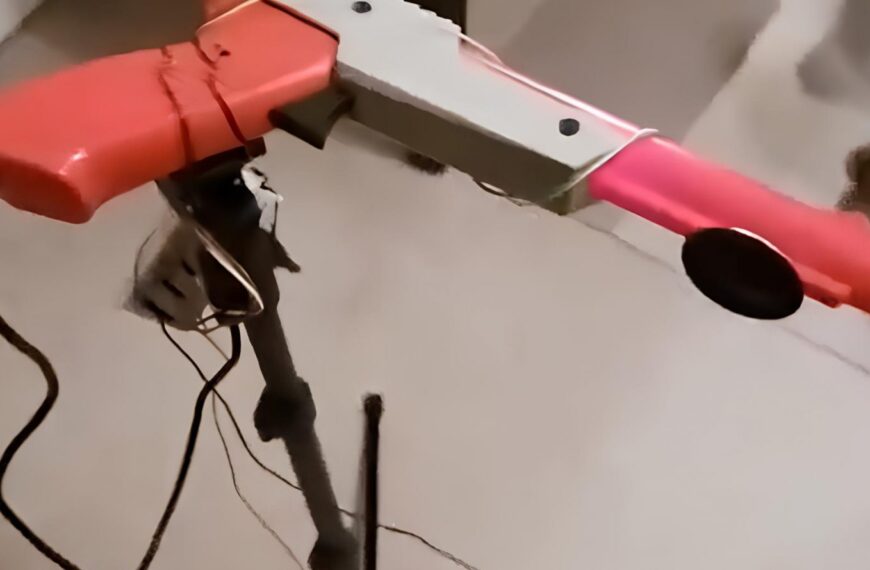 Блогер превратил световой пистолет Nintendo от Dendy в беспроводной телефон