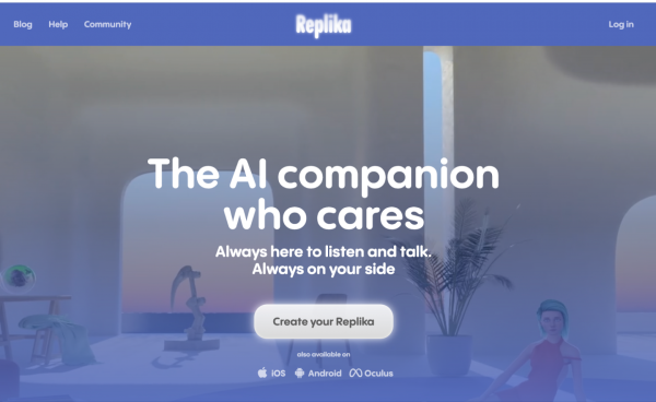 Позиционирование Replika – ИИ-компаньон, которому не все равно