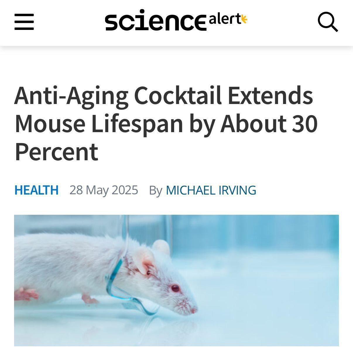 Учёные в Германии создали «коктейль молодости"