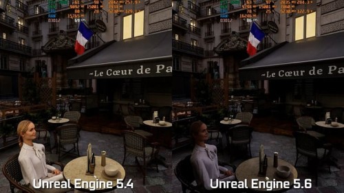 Unreal Engine 5.6 более эффективно использует процессор и видеокарту Unreal Engine 5.6 более эффективно использует процессор и видеокарту