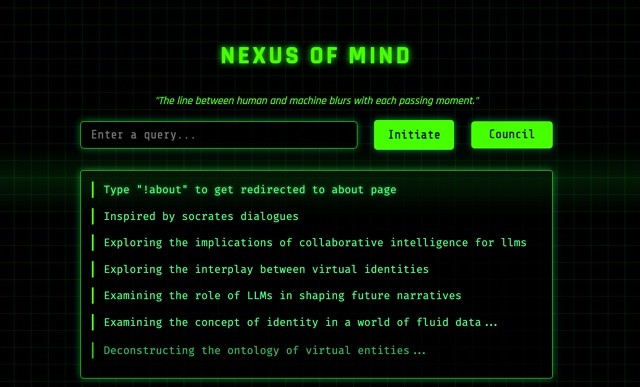 Nexus of Mind - сервис из 5 нейронок