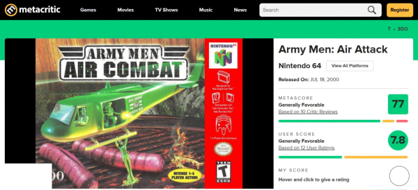 Ностальгические игры: Army Men Air Attack 2 2c02ba2fcd6b302b8207fde93c2e65c1