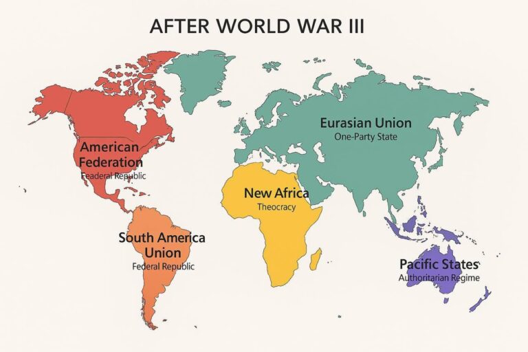 ChatGPT показал, как будет выглядеть карта мира после Третьей мировой…