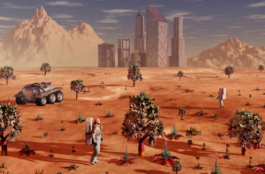 Вот как будущие марсиане могли&hellip;