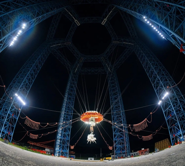 Китай успешно прошел испытания лунного модуля «Ланьюэ» на полигоне в Хэбэе