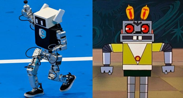 Даже косплей на робозайца из «Ну, погоди» был!