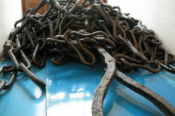 Та самая Великая Цепь. Фото из музея в Стамбуле.