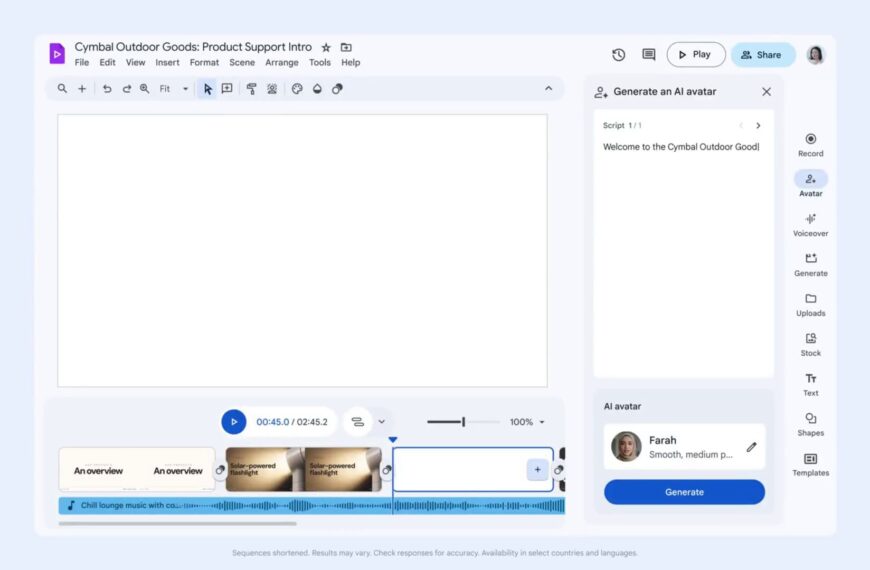 Google выпустил бесплатный видеоредактор Vids.&hellip;