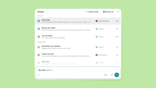 Приложение Granola для создания заметок&hellip;