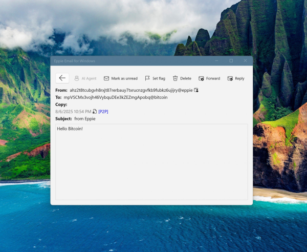 Наша первая удачная попытка отправить письмо на Bitcoin (Testnet4) адрес. Наша первая удачная попытка отправить письмо на Bitcoin (Testnet4) адрес.