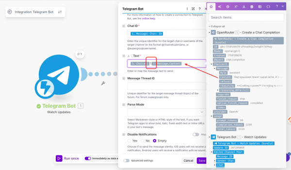 ИИ-агенты 101: Как за 20 минут собрать своего первого Telegram-бота 8 8ff59d3e538653e658b67dc4145e9272