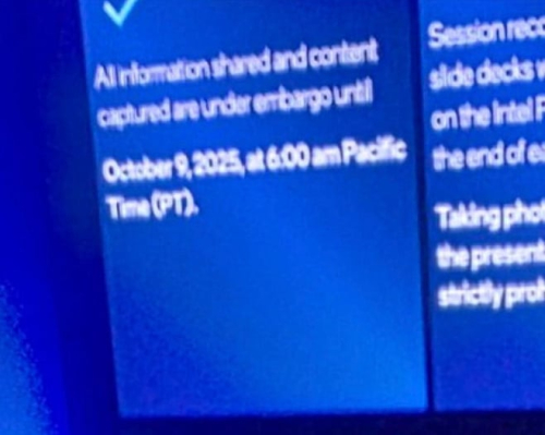 Анонс мобильных процессоров Intel Panther Lake ожидается 9 октября