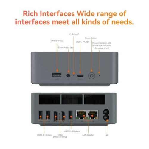 Beelink выпустила "почти бесшумный" мини-ПК EQR7 на основе Ryzen 7 7735U