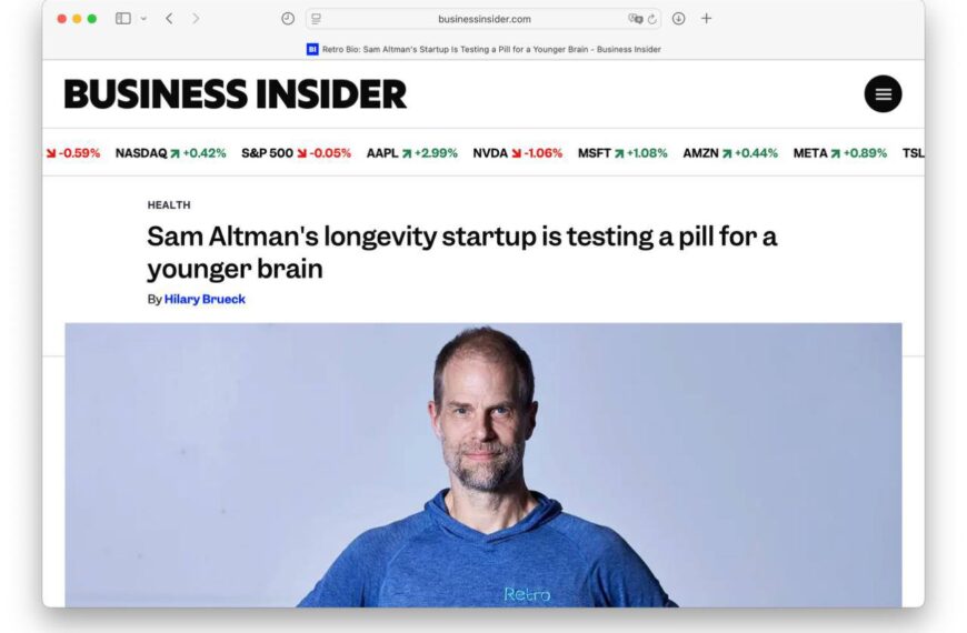 Таблетка против старости Стартап Retro&hellip;