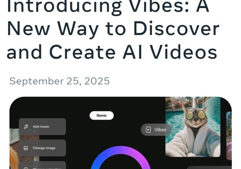 Марк Цукерберг* анонсировал соцсеть Vibes.&hellip;