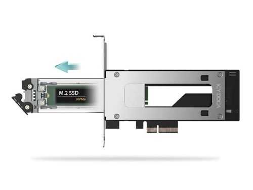 ICY DOCK выпустила плату расширения MB840M5P-B для быстрой замены SSD M.2 ICY DOCK выпустила плату расширения MB840M5P-B для быстрой замены SSD M.2
