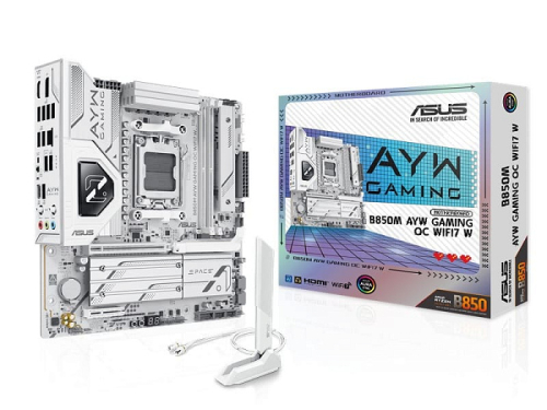 Плата для бюджетных оверклокеров ASUS B850M AYW Gaming OC официально представлена Плата для бюджетных оверклокеров ASUS B850M AYW Gaming OC официально представлена