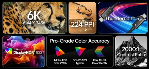 Профессиональный монитор LG UltraFine evo 32U990A с разрешением 6К продаётся за $2000