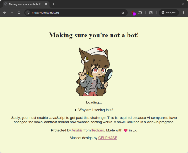 Zip-бомбы против агрессивных ИИ-краулеров 4 У проекта Anubis 13 тыс. звёзд на Github, что косвенно указывает на количество сайтов под его защитой