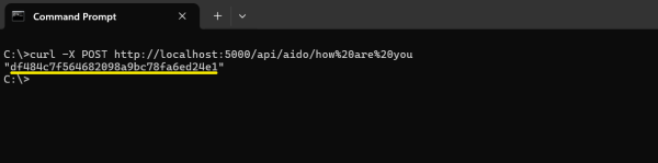 Вызов конечной точки