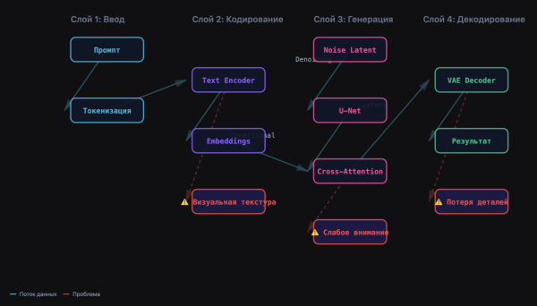 Часть-1. Почему ИИ рисует каракули вместо текста: анатомия проблемы и дорожная карта решений 2 14d28055dc12ce9c97f02fb8c022b1d2