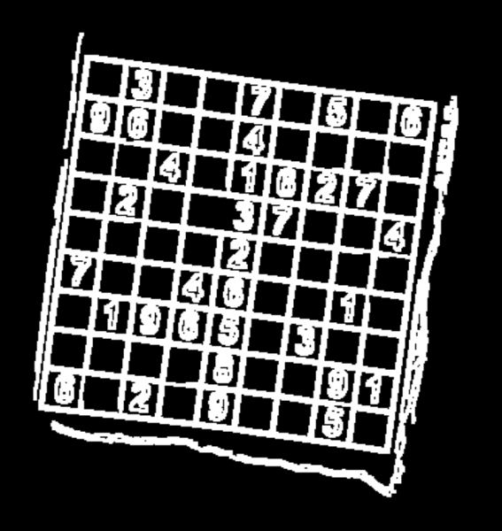 Применение классического компьютерного зрения для извлечения судоку 8 183db1dd7f2a6fd04a2b11de35e4e0a7