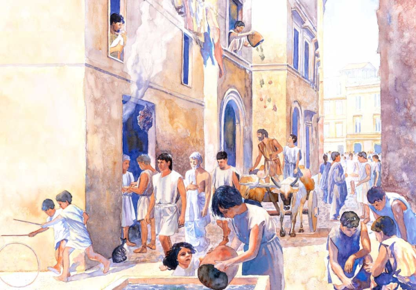 Кому-то очень не повезло. В принципе, пострадавший мог либо сам пойти набить морду тому, кто вылил на него помои. А мог запомнить окно, найти местного магистрата и нажаловаться ему, тогда виновнику грозил штраф. Если только выливал он из своего окна... Кому-то очень не повезло. В принципе, пострадавший мог либо сам пойти набить морду тому, кто вылил на него помои. А мог запомнить окно, найти местного магистрата и нажаловаться ему, тогда виновнику грозил штраф. Если только выливал он из своего окна...