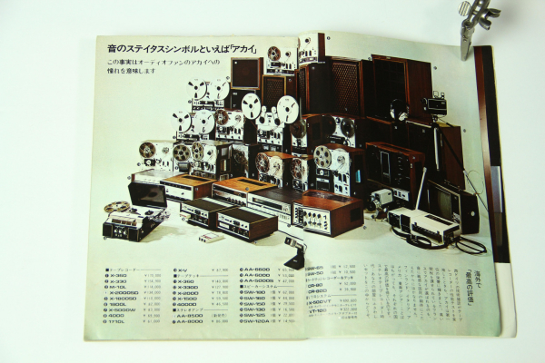 Японский проспект с продукцией фирмы