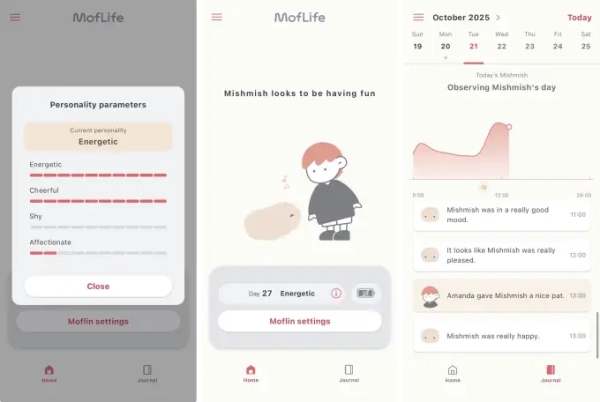Я провел месяц, живя с ИИ-питомцем за 430 долларов, Casio Moflin. 3 273dfaf1064ee5634ae41705e14acb3c