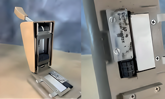 Рисунок 5. Адрессограф Фаррингтона, устройство для оттиска с Charga-Plates. Рисунок 5. Адрессограф Фаррингтона, устройство для оттиска с Charga-Plates.