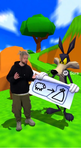 Все-таки отлипнуть от новой соц-сетки Sora сложно