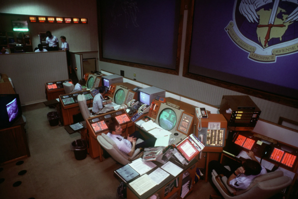 Командный центр NORAD в 1988 году