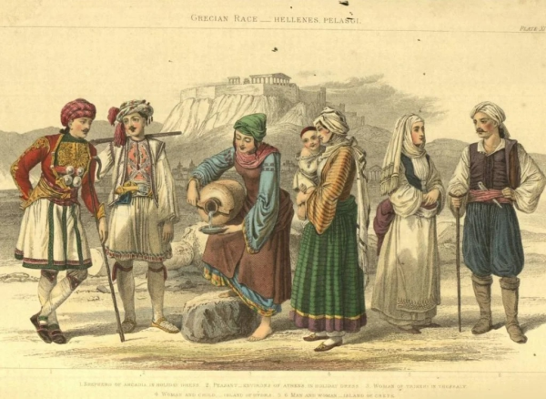 Греческие крестьяне и горцы в XIX веке Греческие крестьяне и горцы в XIX веке