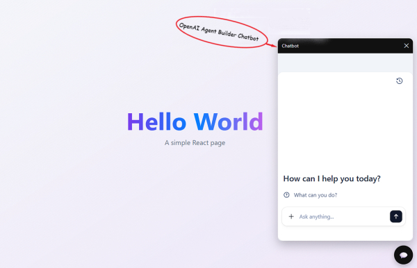 Развертывание чат-бота OpenAI Agent Builder&hellip;