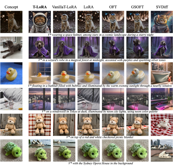 T-LoRA: дообучить диффузионную модель на одной картинке и не переобучиться 37 47b5e5a34c6c7fd7160a45c31120c092