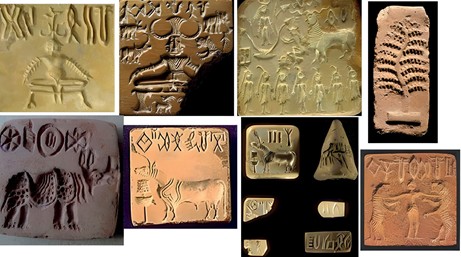 Рисунок 1. Хараппские печати. Рисунок 1. Хараппские печати.