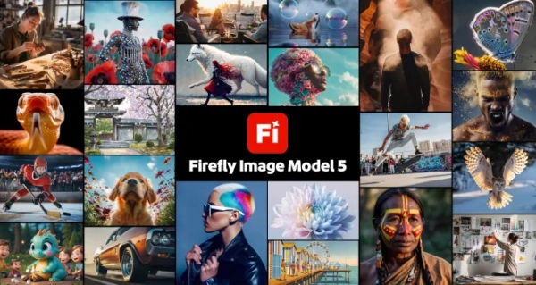 Adobe Firefly Image 5 поддерживает слои и позволяет создателям создавать собственные модели. 2 4cb48deac2161ecc6a854a3ab8b719b6