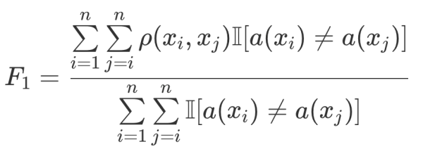 Среднее межкластерное расстояние Среднее межкластерное расстояние