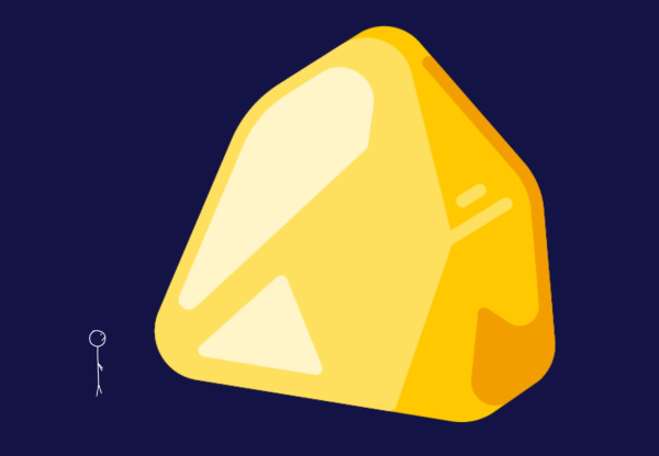 Увеличим песчинку в 10 000 раз, и она станет размером с 10-метровый трёхэтажный дом. Увеличим песчинку в 10 000 раз, и она станет размером с 10-метровый трёхэтажный дом.