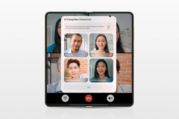 Смартфон с распознаванием дипфейков, помогающий остудить еду «мини-кот» и «умная» кровать: Time назвало лучшие изобретения 2025 года 8 Система определения дипфейков на смартфонах Honor. Источник: Honor